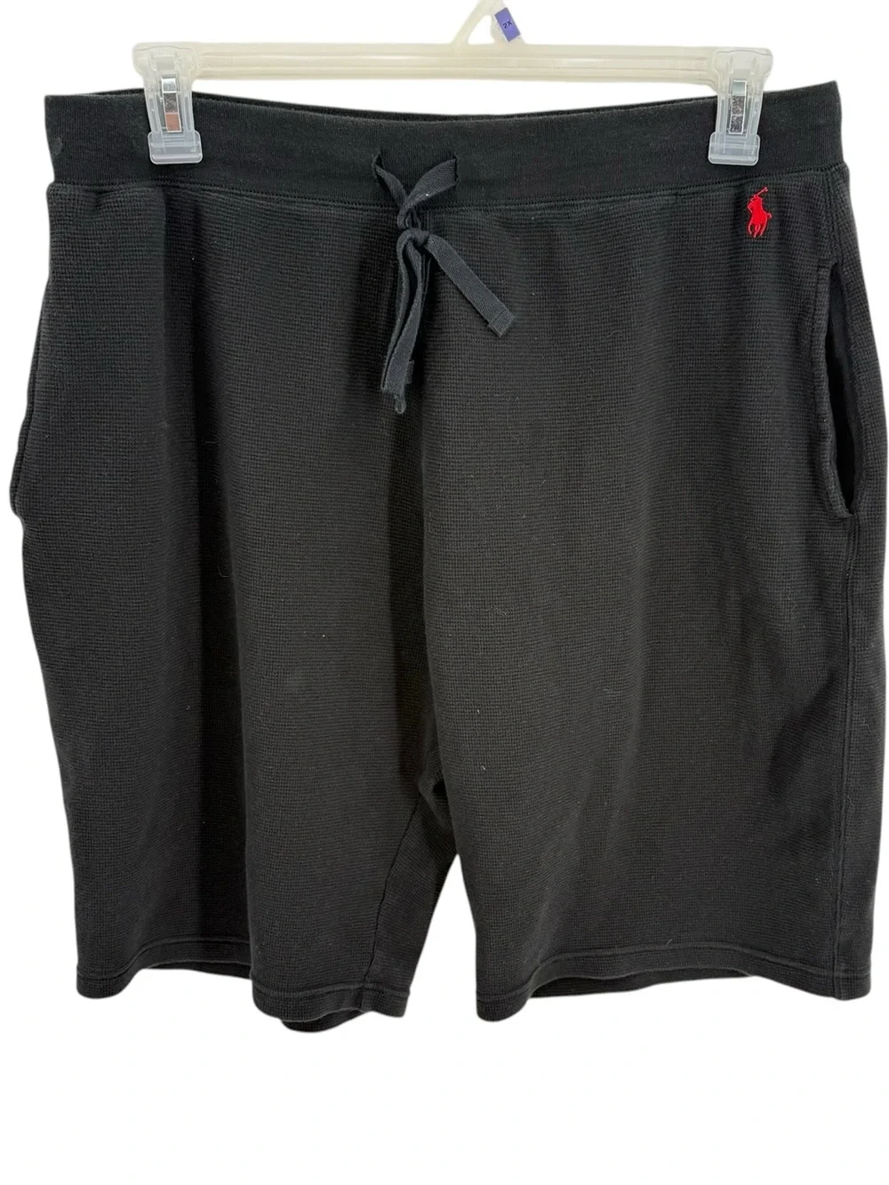 Polo Ralph Lauren Men's Cotton Lounge Sleepwear Shorts Black Size XL thermal